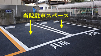 駐車場近景
